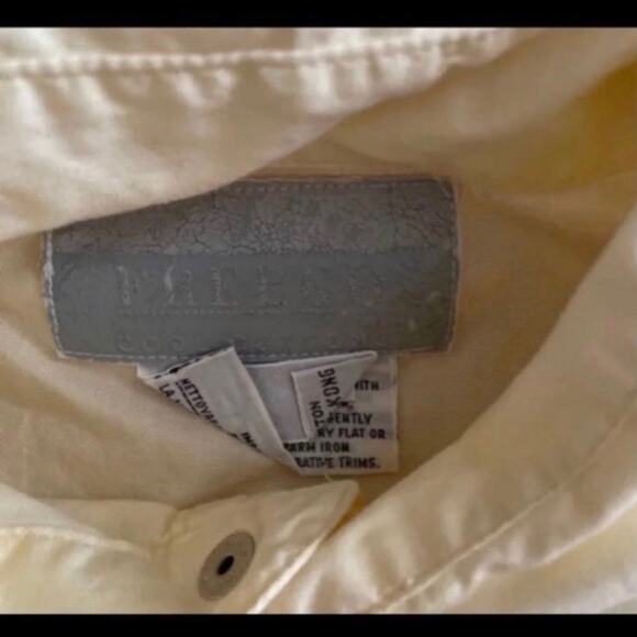 Adult Size L Freego Vintage Western Shirt Yellow with embroidery  and beadwork 1 - Picture 2 of 6